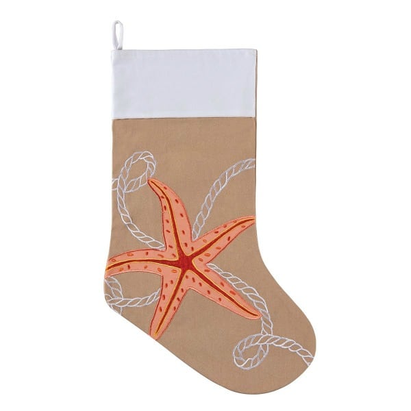 starfish christmas stocking