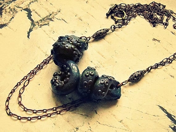 statement tentacle necklace