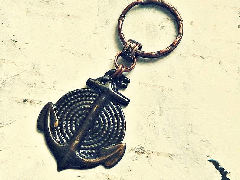 anchor rope keychain