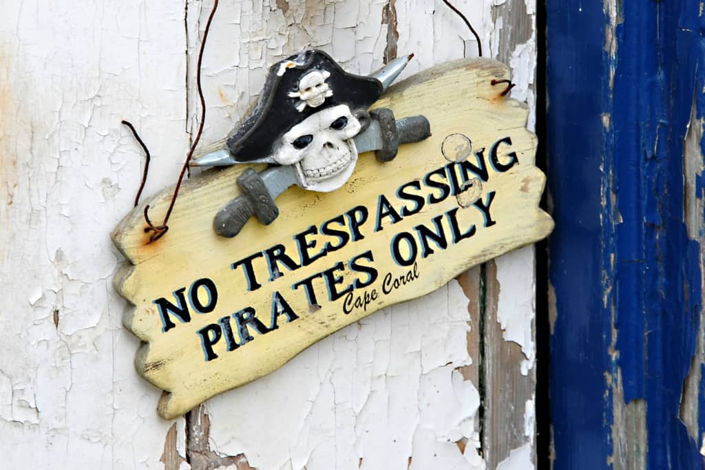 pirate party signs